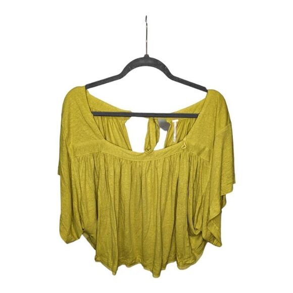 Free People Sun Setter Linen Top NWT - Picture 1 of 7